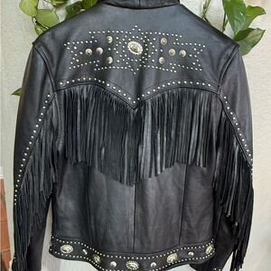 Unik Premium Leather Motorcycle Jacket - S